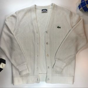 80s Vintage Izod Lacoste grandpa sweater